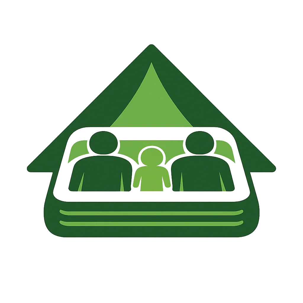 Family camping bed recommendation icon